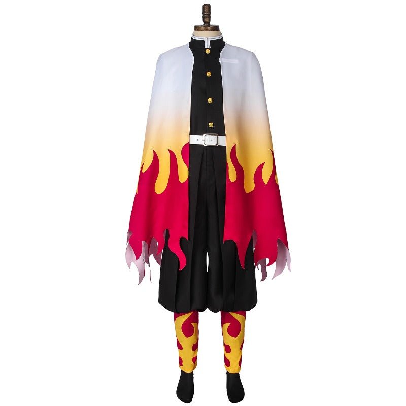 Demon Slayer: Traje de Cosplay Kyojuro Rengoku - Encarnando o Poder do Pilar de Fogo - Estrela Cosplay