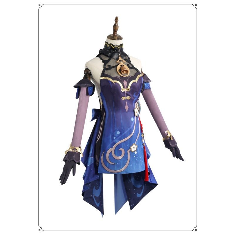 Fantasia Yaoyao Genshin Impact - Pele Dungeon Misty Festival Lanterna Rite - Estrela Cosplay