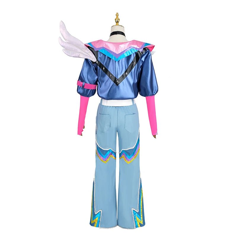 Fantasia de Cosplay LOL Ezreal Apaixonado - Nova Pele de Dia dos Namorados - Conjunto Completo para Homens - Estrela Cosplay