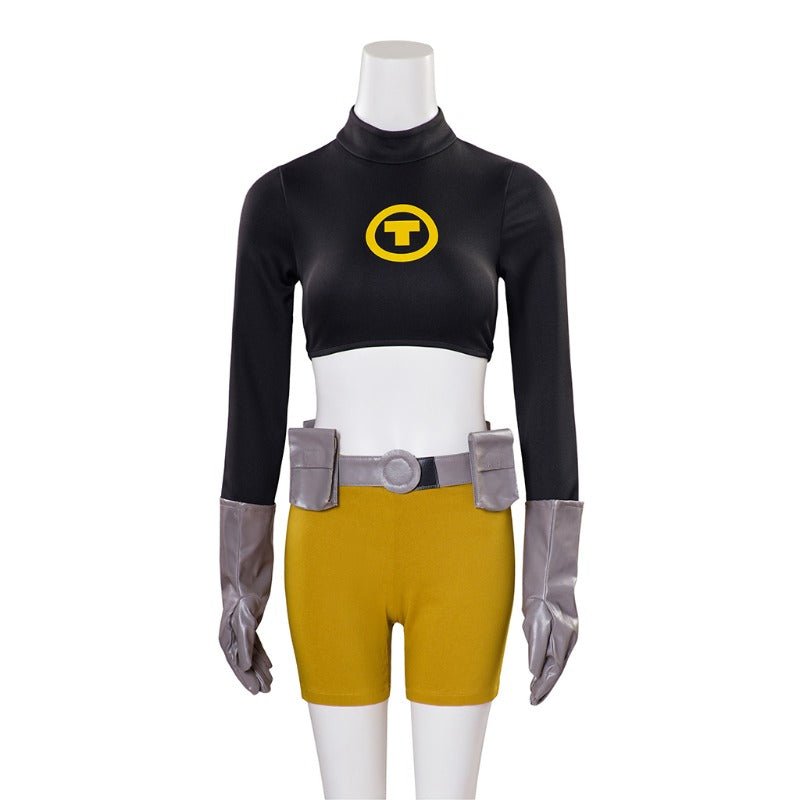 Fantasia de Cosplay Terra Teen Titans para Meninas - Traje de Super-Herói para Halloween - Estrela Cosplay