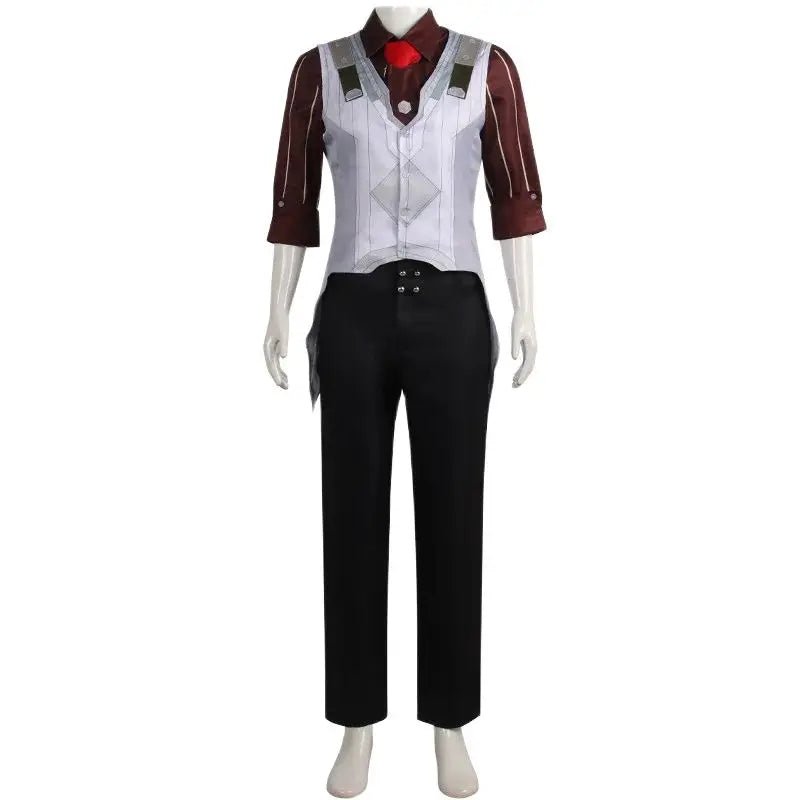 Fantasia de Cosplay LOL Arcane Jayce e Viktor - Camisa, Colete e Calça para Halloween e Carnaval - Estrela Cosplay