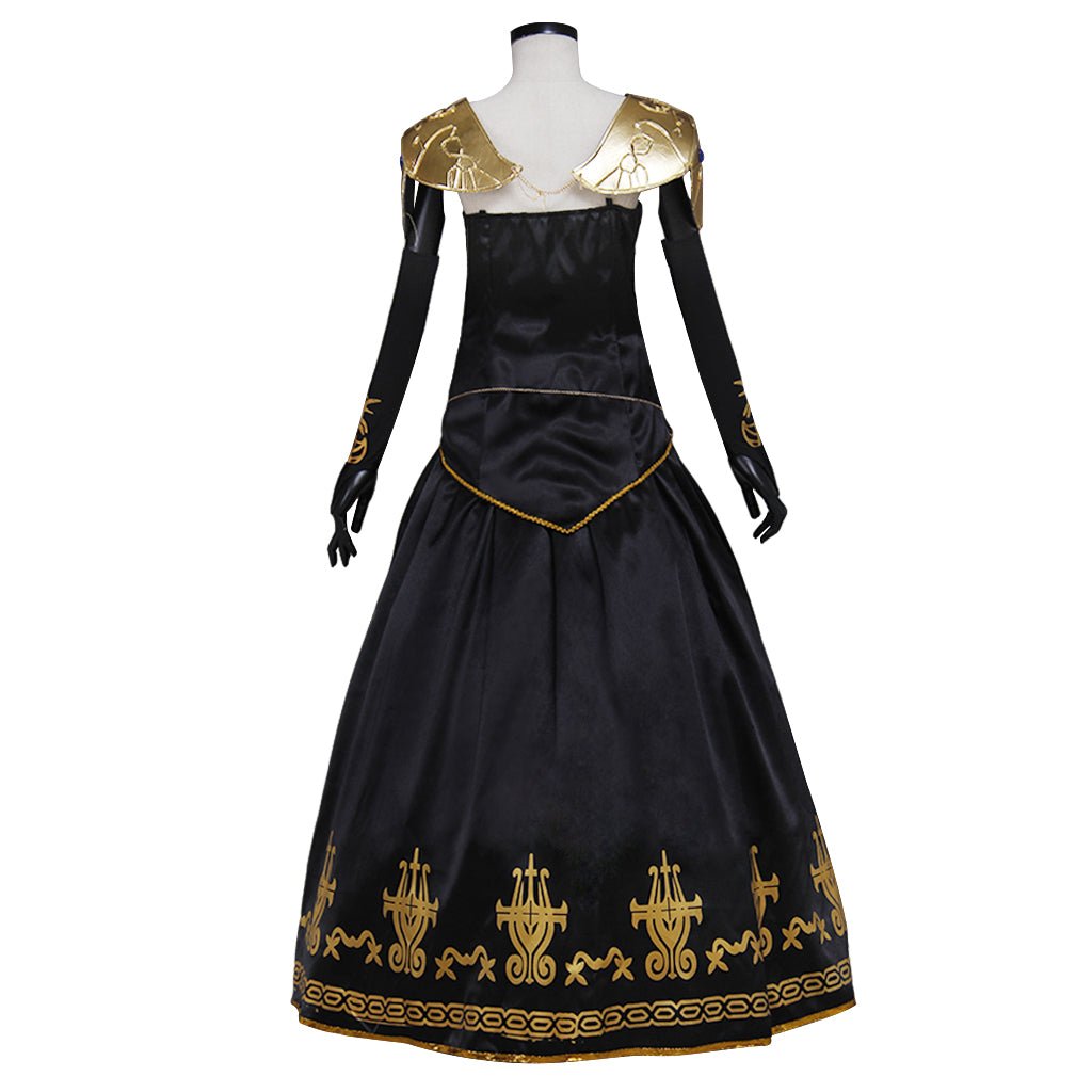 Vestido Cosplay Guerreira Princesa Sombria Preto | Fantasia de Jogo - Estrela Cosplay
