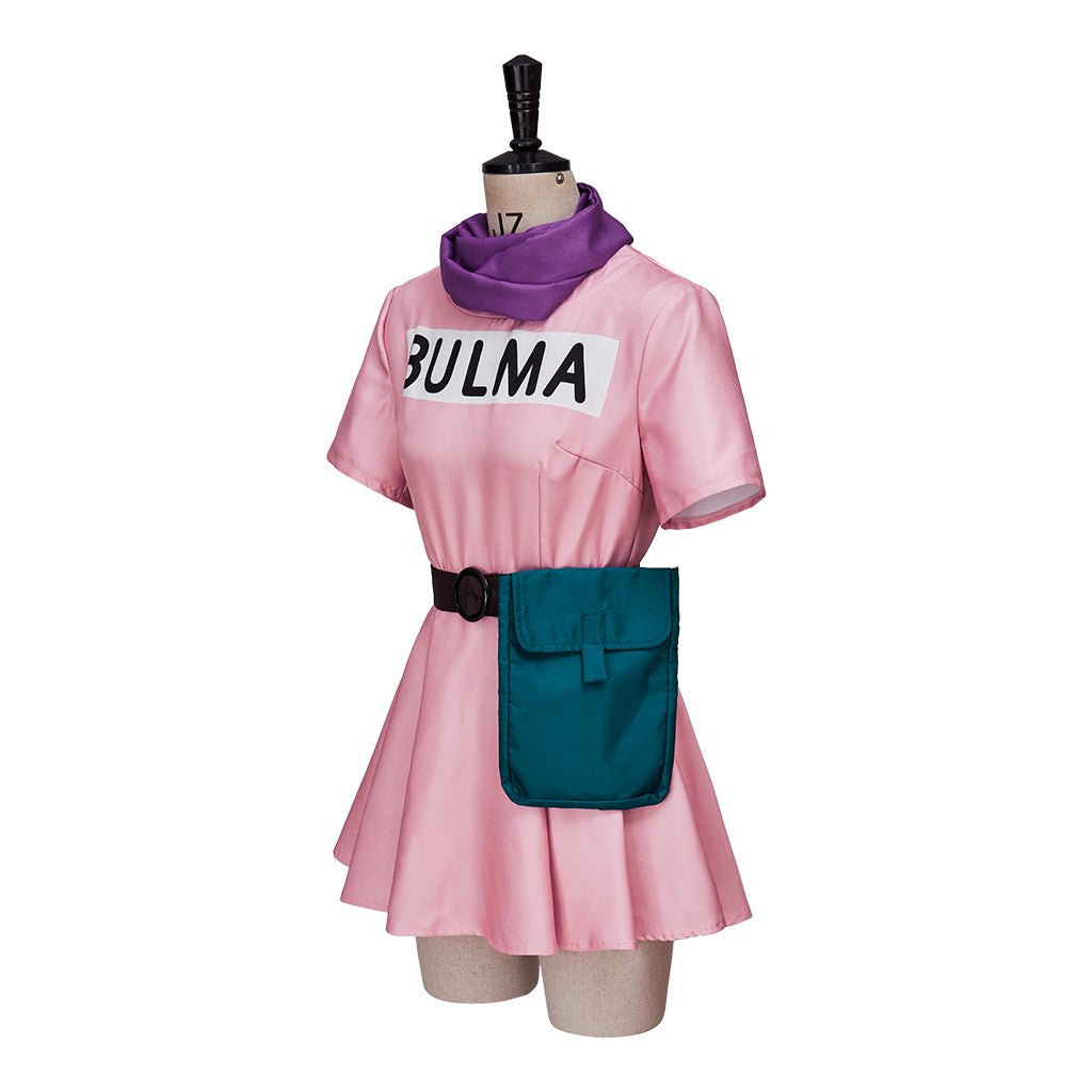 Fantasia de Bulma Dragon Ball - Roupa Oficial de Anime para Halloween e Carnavais - Estrela Cosplay