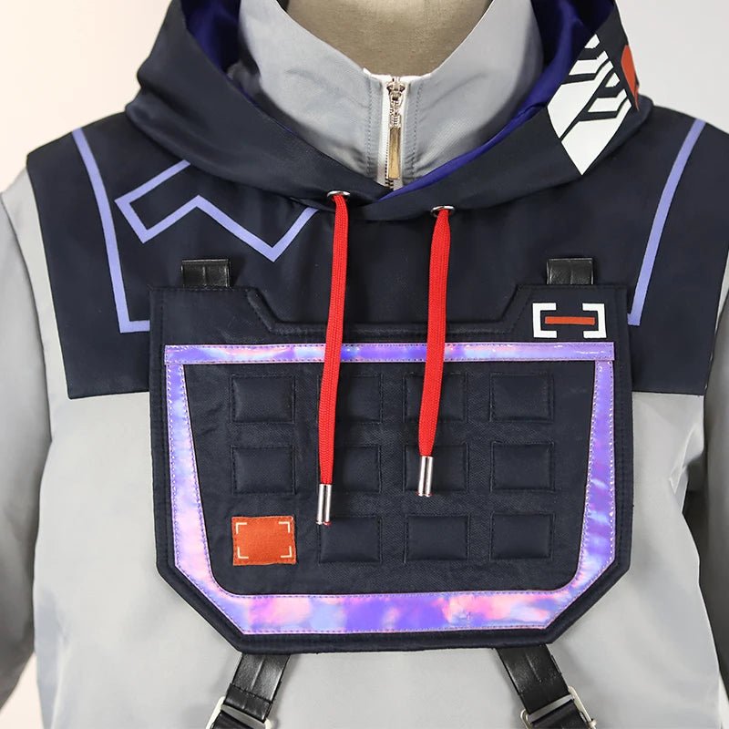 Pré-venda Traje Cosplay ISO do Jogo Valorant - Uniforme de Combate para Homens, Fantasia para Festa de Halloween - Estrela Cosplay