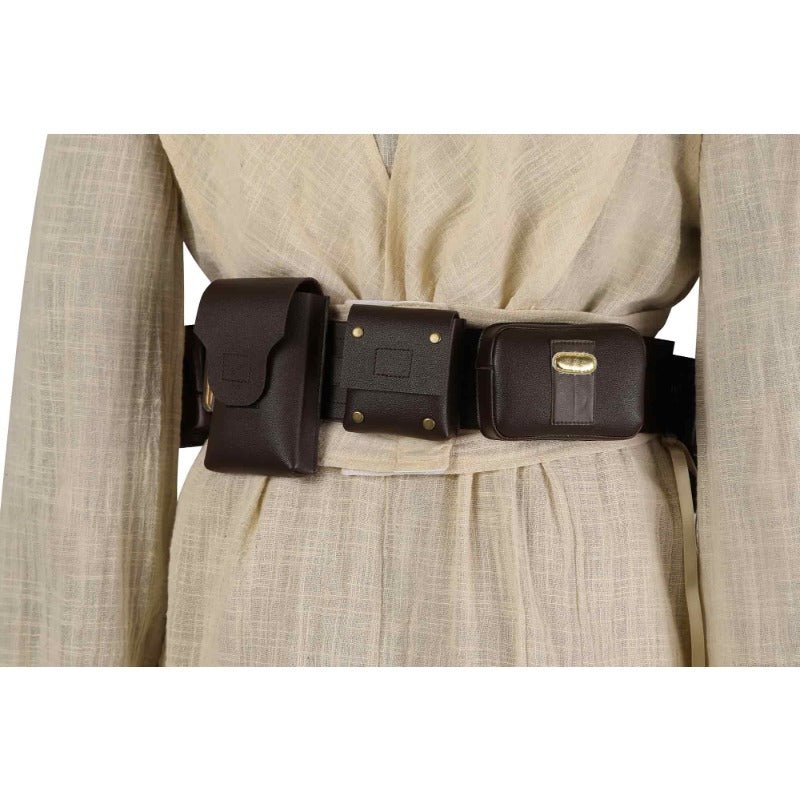 Traje de Cosplay de Obi-Wan Kenobi - Roupa de Jedi Conjunto Completo para Halloween e Festas - Estrela Cosplay