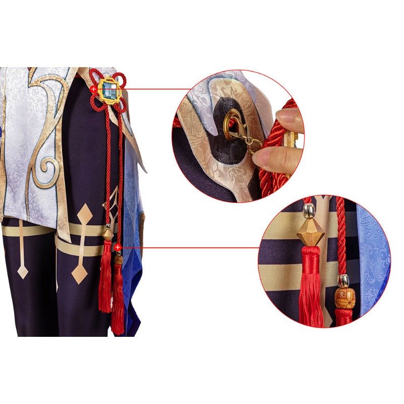 Fantasia Cosplay Genshin Impact GanYu - Macacão Traje Halloween - Estrela Cosplay