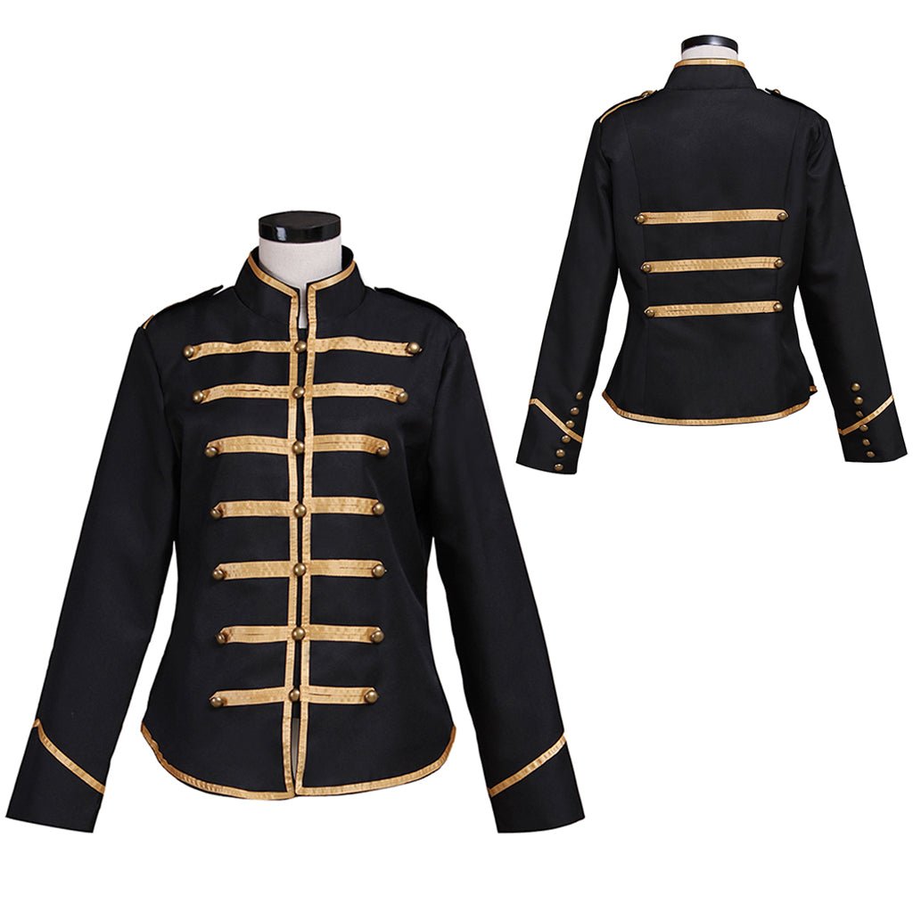 Casaco Militar Dourado e Preto para Adultos | My Chemical Romance Parade - Estrela Cosplay