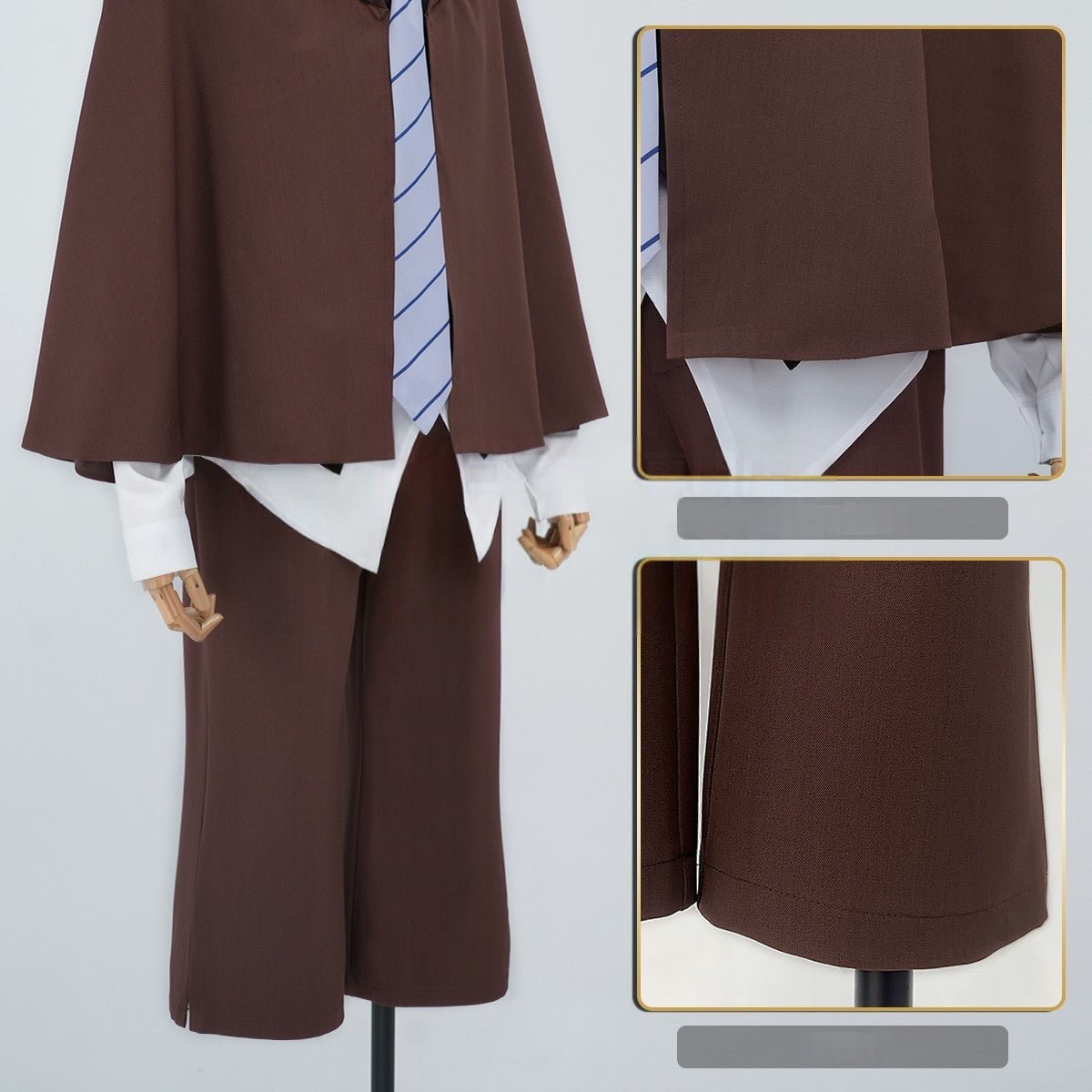 Traje de Cosplay Edogawa Ranpo - Bungo Stray Dogs Anime - Estrela Cosplay