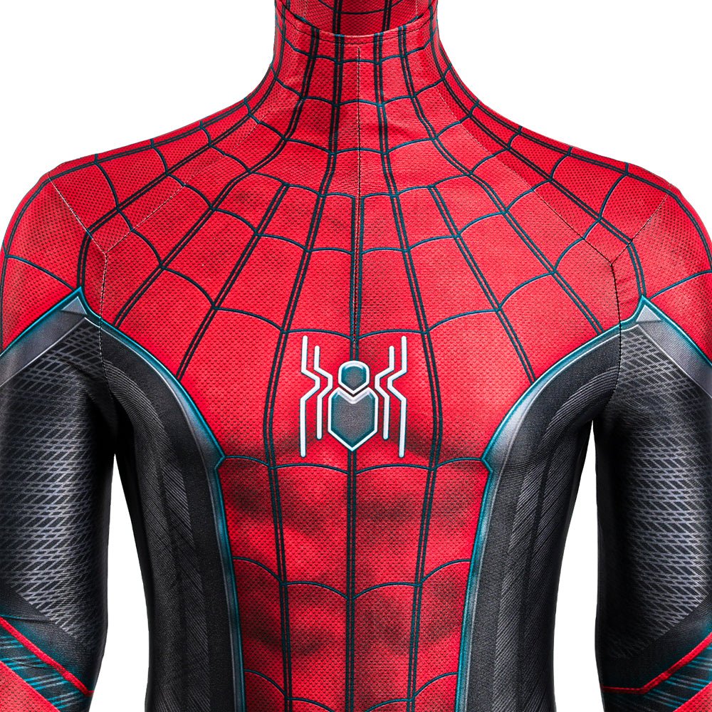 Traje de Cosplay do Homem-Aranha Longe de Casa Vermelho para Homens - Design Preciso do Filme - Estrela Cosplay