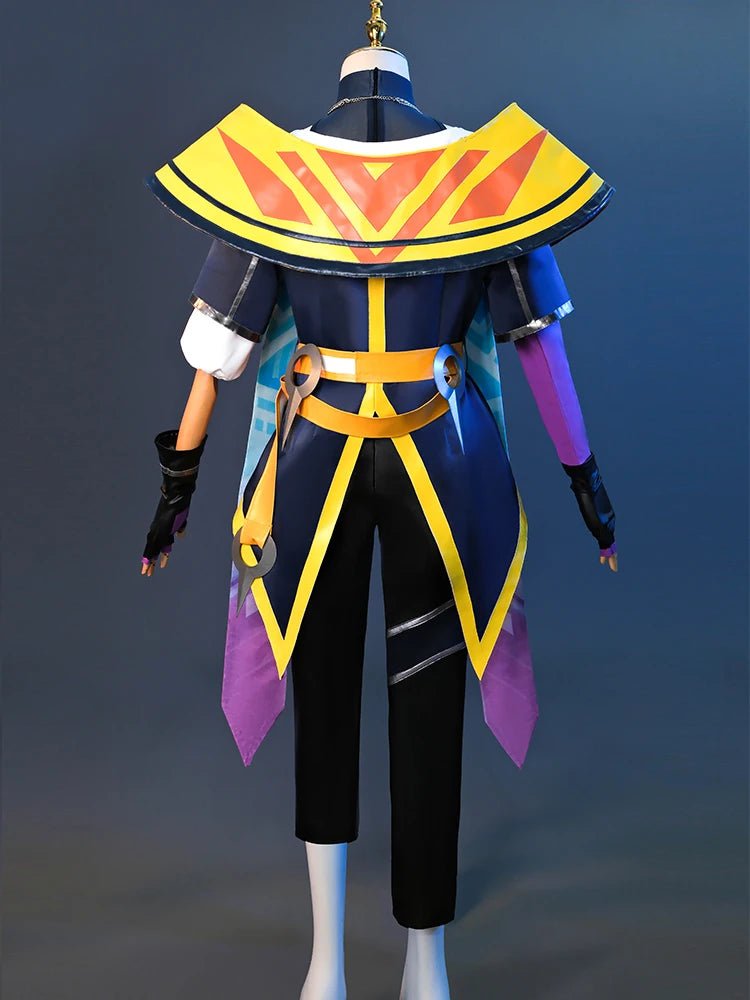 Fantasia de Cosplay Aphelios Heartsteel do LOL para Homens e Mulheres - Traje Completo com Máscara - Estrela Cosplay