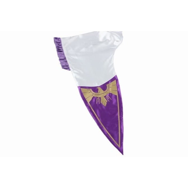 Fantasia de Emilia Cosplay - Re:Zero Kara Hajimeru Isekai Seikatsu Vestido de Anime com Tiara para Festa de Halloween - Estrela Cosplay