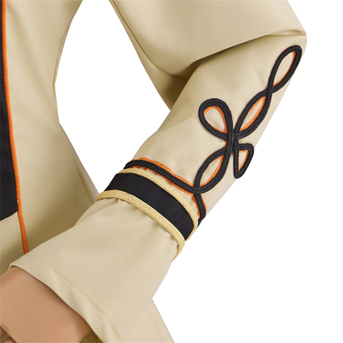 Casaco Militar Bege Médio para Oficial – Fantasia de Cosplay Medieval - Estrela Cosplay