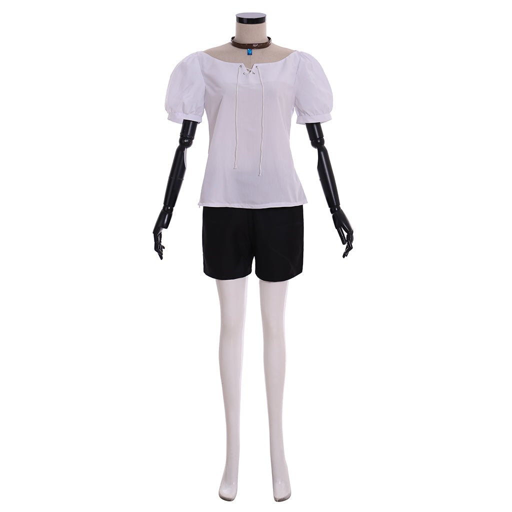 Fantasia de Elfa Linkle Conjunto Completo com Capa Verde, Camisa, Calça e Saia - Estrela Cosplay