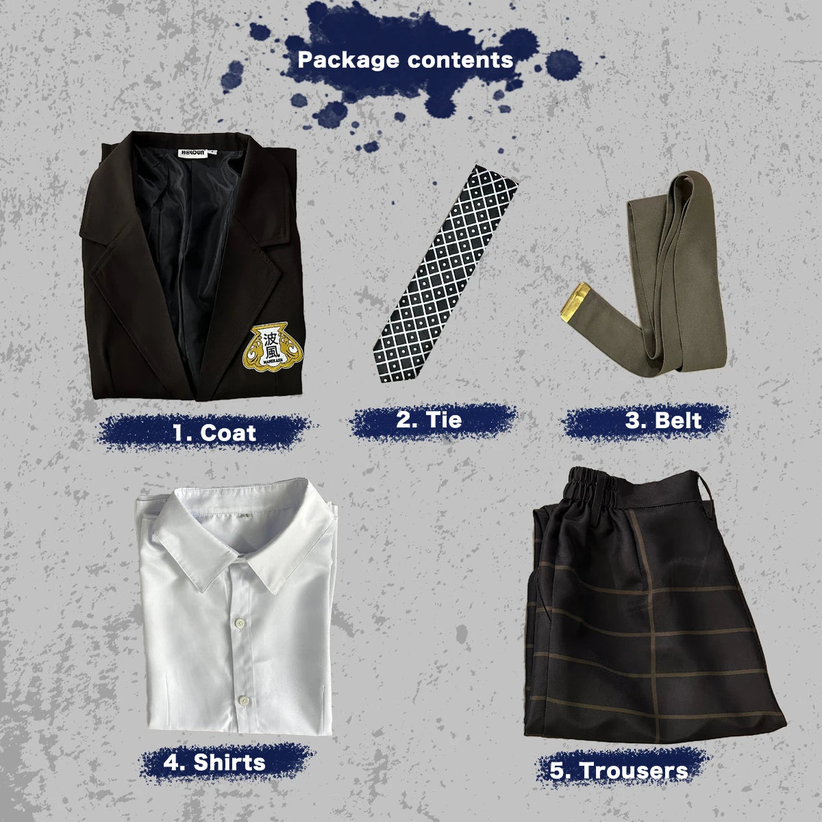 Peruca de Cosplay de Anime Blue Lock Uniforme Escolar Bachira NAMIKAZE - Estrela Cosplay