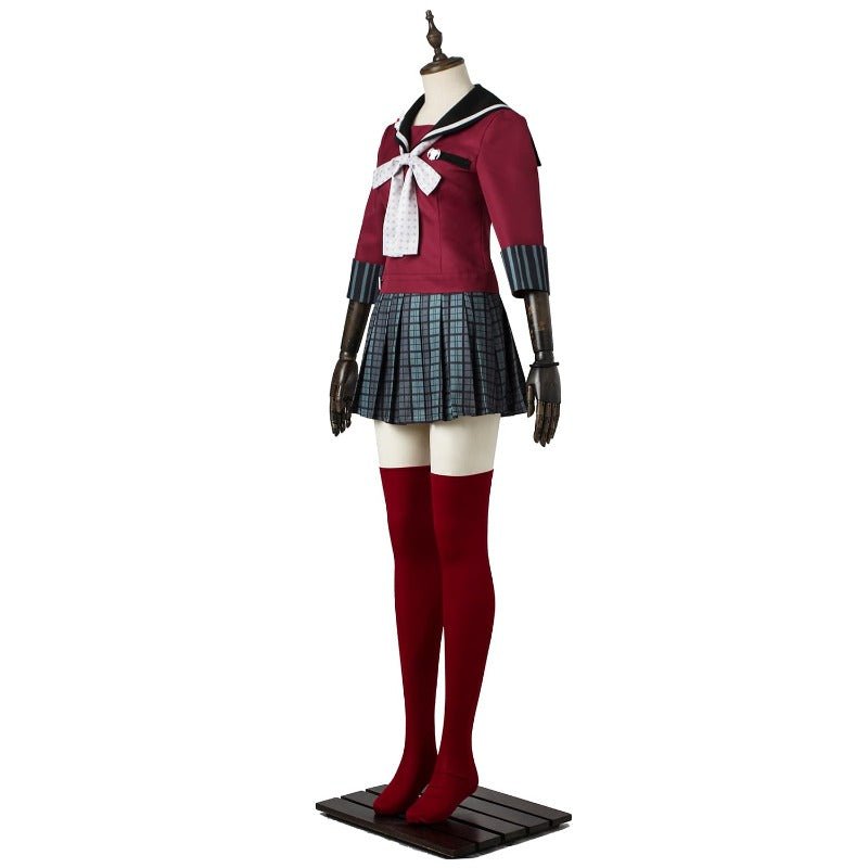 Fantasia Cosplay Harukawa Maki Peruca e Uniforme Escolar | Danganronpa para Mulheres - Estrela Cosplay