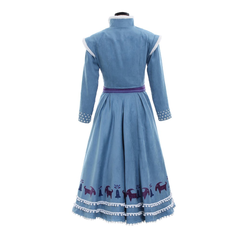 Fantasia de Cosplay Anna Princesa | Conjunto de Camisa, Saia e Casaco para Adultos em Eventos Disney e Halloween - Estrela Cosplay