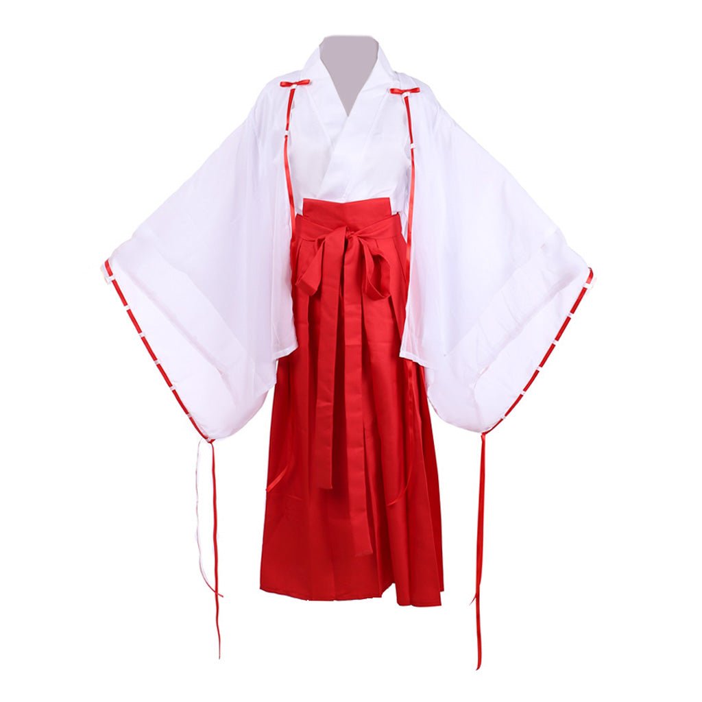Conjunto Completo de Kimono de Cosplay de Inuyasha Kikyo - Estrela Cosplay