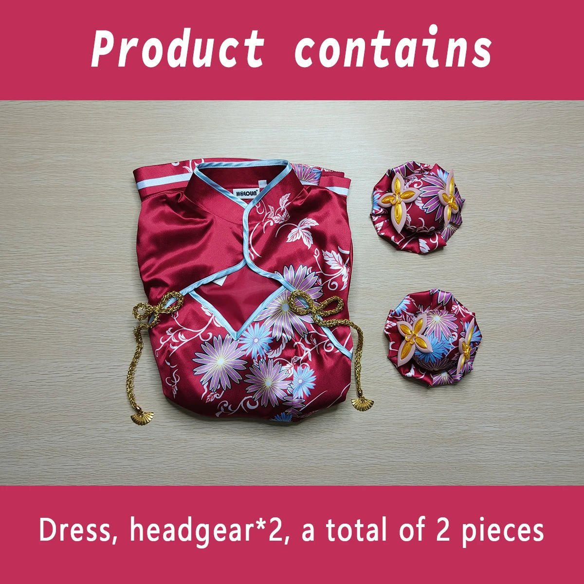 OSHI NO KO Anime Ruby Hoshino Cosplay Vestido Cheongsam Chinês Acessório de Cabelo Presente Festa Halloween Natal - Estrela Cosplay