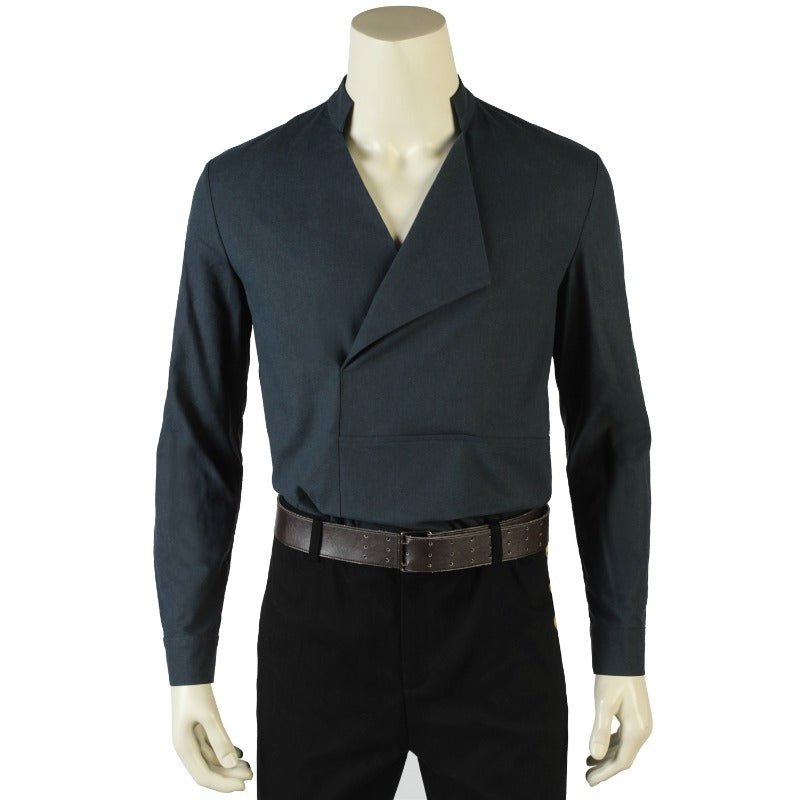 Fantasia de Han Solo - Casaco de Camurça, Cinto de Couro e Coldre Conjunto Completo para Cosplay - Estrela Cosplay