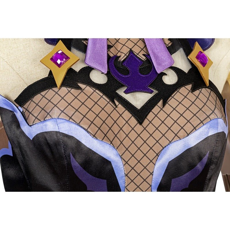 Fantasia de Cosplay Fischl de Genshin Impact - Design Elegante e Autêntico - Estrela Cosplay