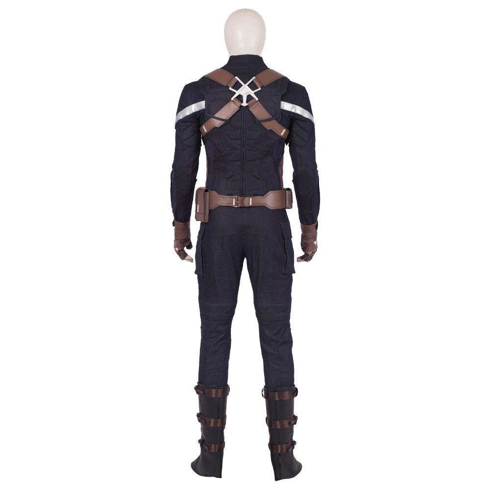 Fantasia de Cosplay do Capitão América - Avengers: Endgame - Réplica Premium do Filme - Estrela Cosplay