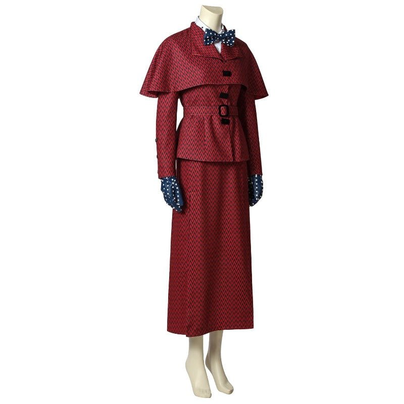 Vestido de Cosplay Belle de Mary Poppins Returns - Elegante - Estrela Cosplay