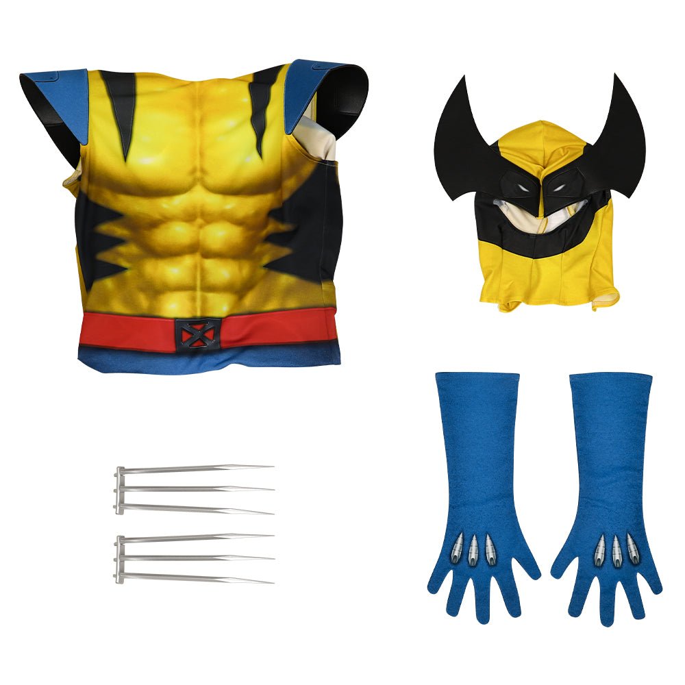 Traje de Cosplay Wolverine X-Men - Bodysuit, Máscara e Garras para Fãs de Super-heróis - Estrela Cosplay