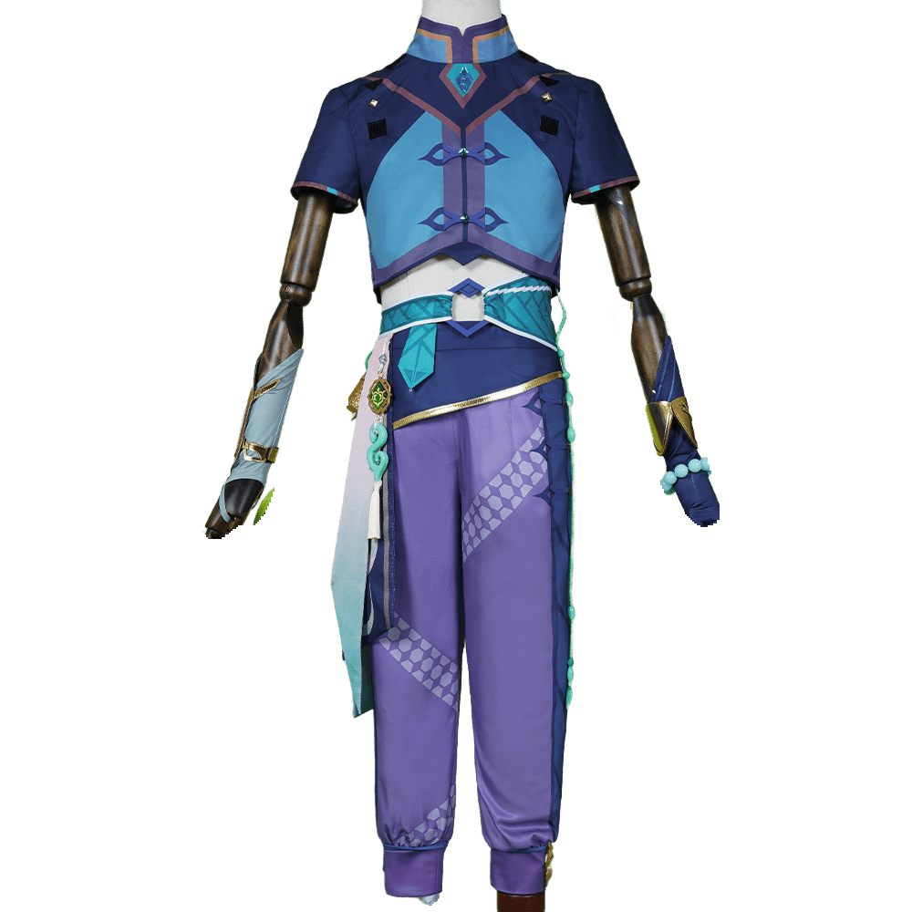 Fantasia de Baizhu de Genshin Impact – Roupa Premium de Anime para Fãs - Estrela Cosplay