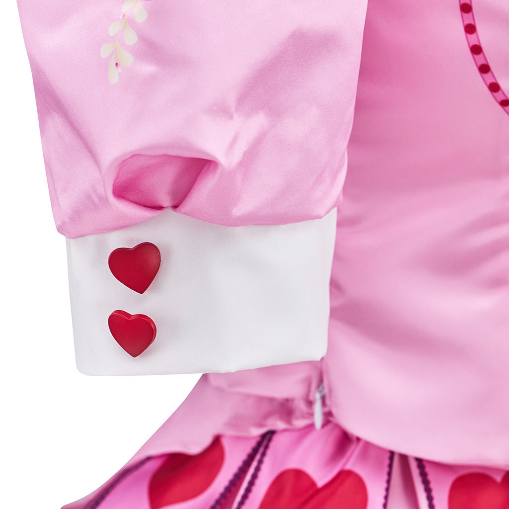 Vestido de Cosplay D-Descendentes 4 Vermelho – Fantasia de Princesa para Halloween e Carnaval - Estrela Cosplay