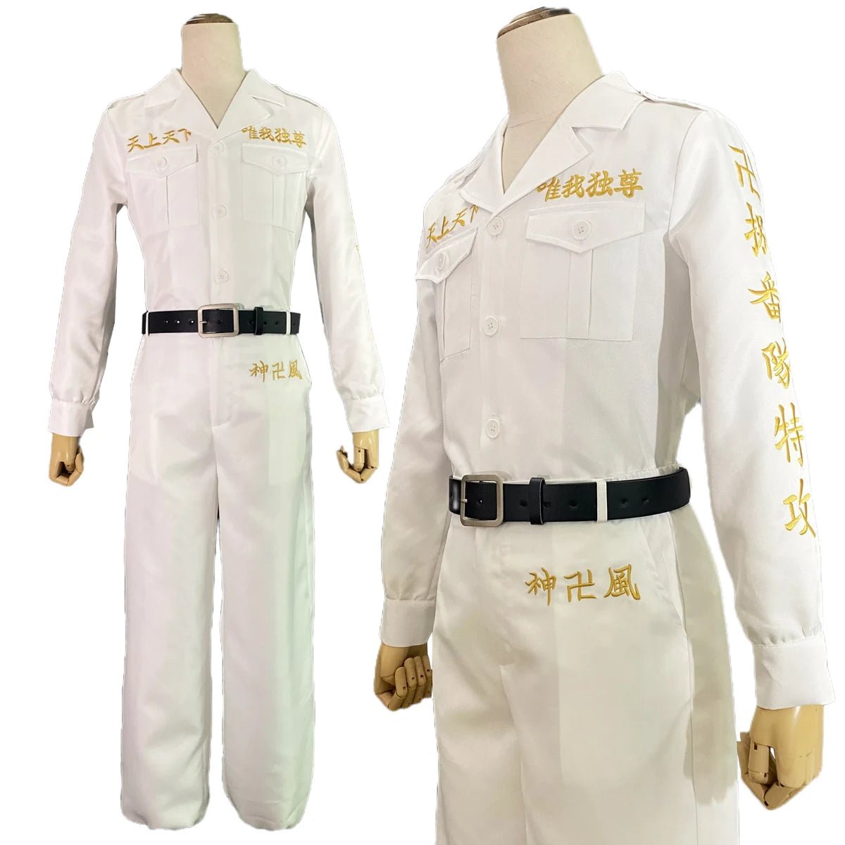 Fantasia Cosplay Tokyo Revengers Ran Haitani Rindo Haitani Jaqueta com Bordado Manji Uniforme Ataque Especial Halloween - Estrela Cosplay
