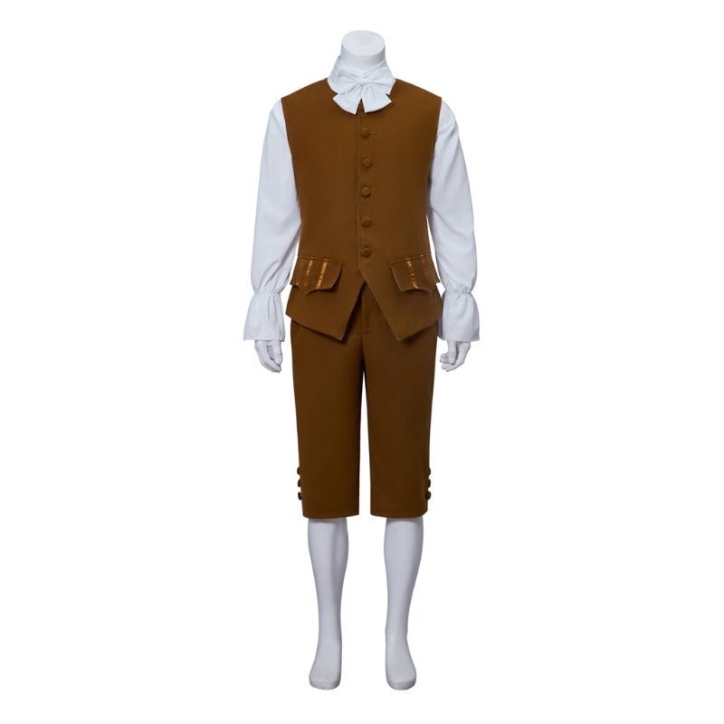 Novo Casaco Frock Século 18 Marrom - Estilo Colonial Militar Traje Cosplay Edwardiano - Estrela Cosplay