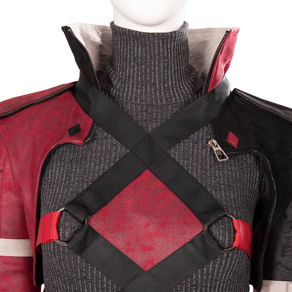Fantasia de Cosplay Harley Quinn Gotham Knights DC Game - Qualidade Premium - Estrela Cosplay