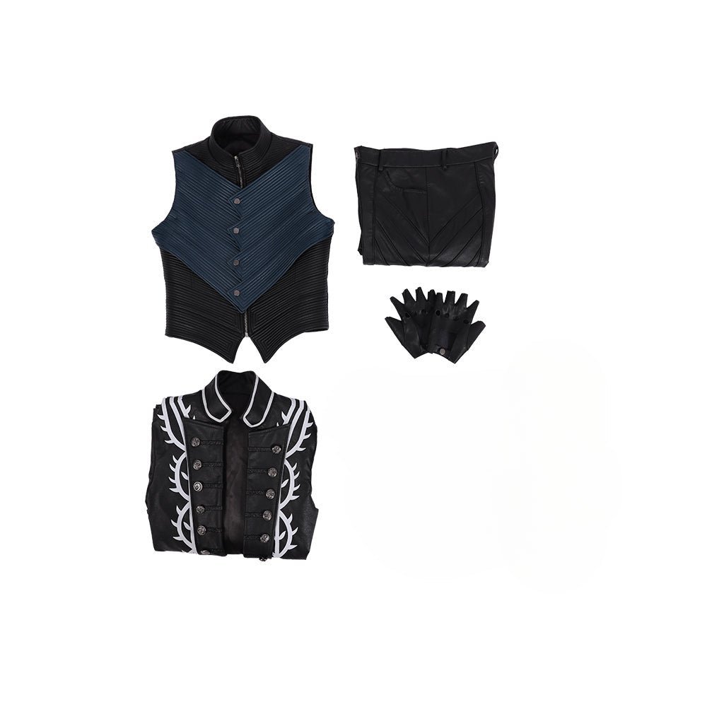 Traje de Cosplay Vergil Devil May Cry 5 - Fantasia de Personagem de Jogo de Alta Qualidade - Estrela Cosplay