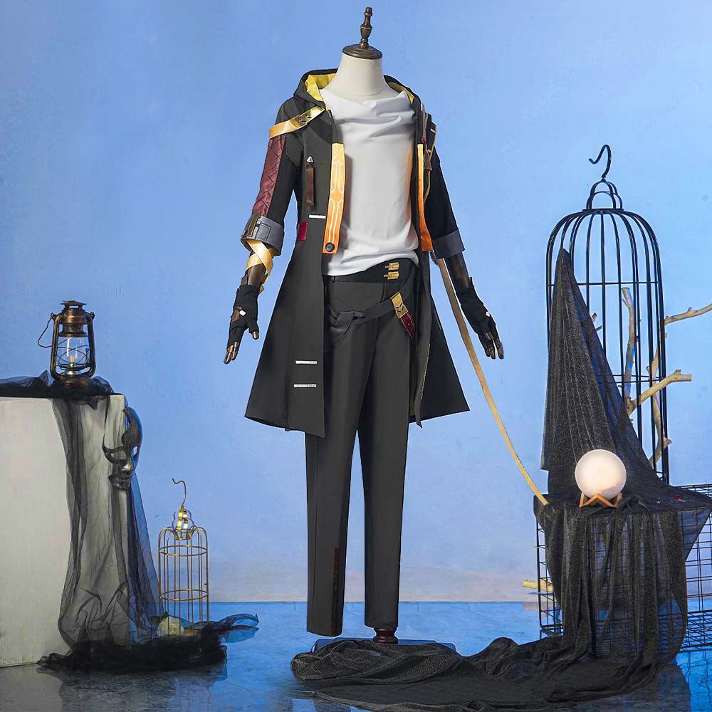 Traje de Cosplay do Protagonista Masculino de Honkai: Star Rail (Trailblazer) – Personifique o Herói das Estrelas - Estrela Cosplay