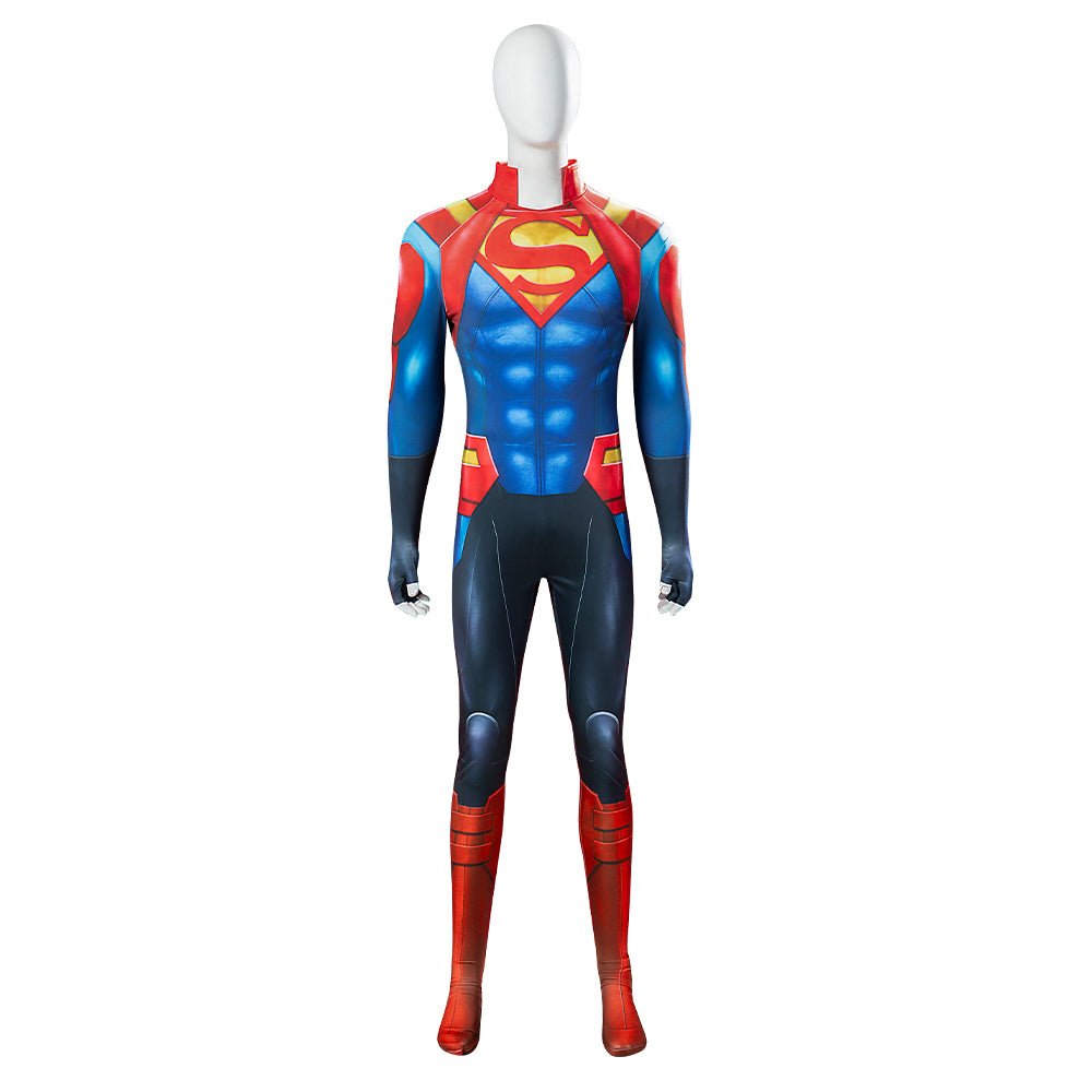 Quadrinhos O Novo 52 Superman Fantasia de Halloween Traje de Batalha Superman Conjunto Completo - Estrela Cosplay