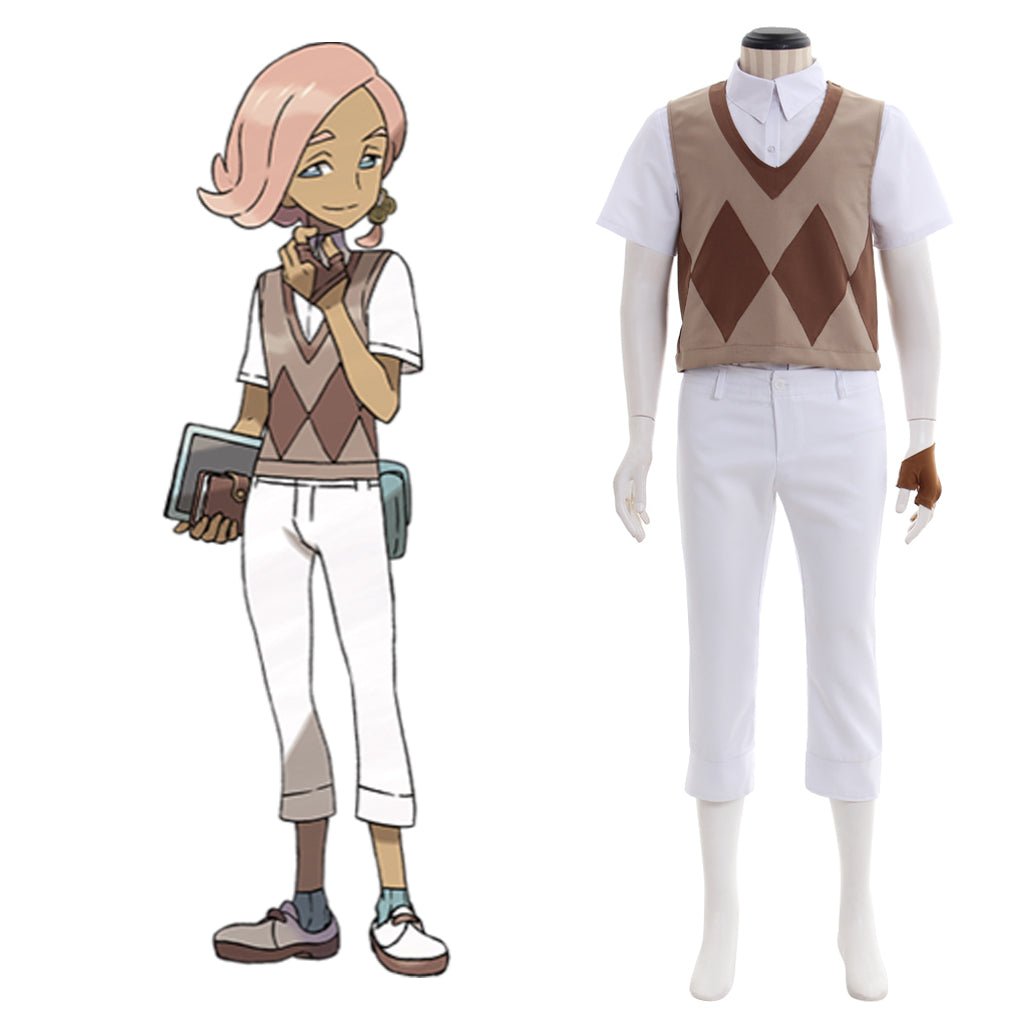 Fantasia de Cosplay do Capitão Ilima – Personagem de Pokémon Sol e Lua - Estrela Cosplay