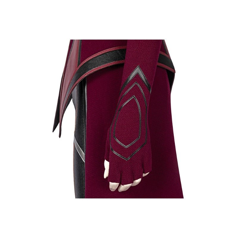 Traje de Cosplay da Feiticeira Escarlate WandaVision 2021 - Novo Visual da Wanda para Halloween - Estrela Cosplay