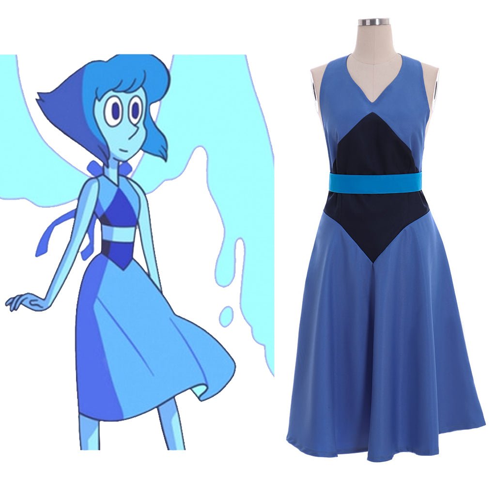 Vestido Cosplay Lapis Lazuli Steven Universe - Traje Autêntico para Fãs e Eventos - Estrela Cosplay