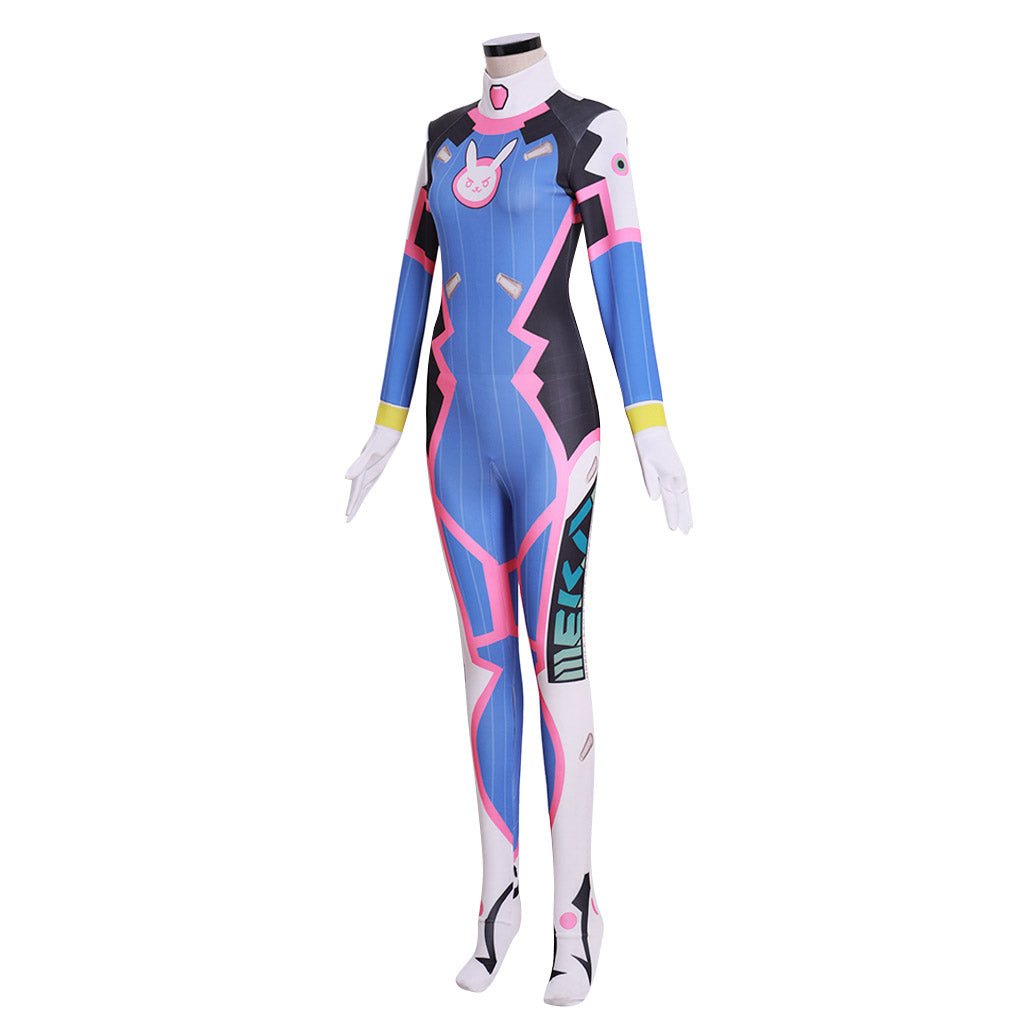 Traje de Cosplay D.Va Overwatch - Super-Herói Zentai para Gamers e Fãs de Cosplay - Estrela Cosplay