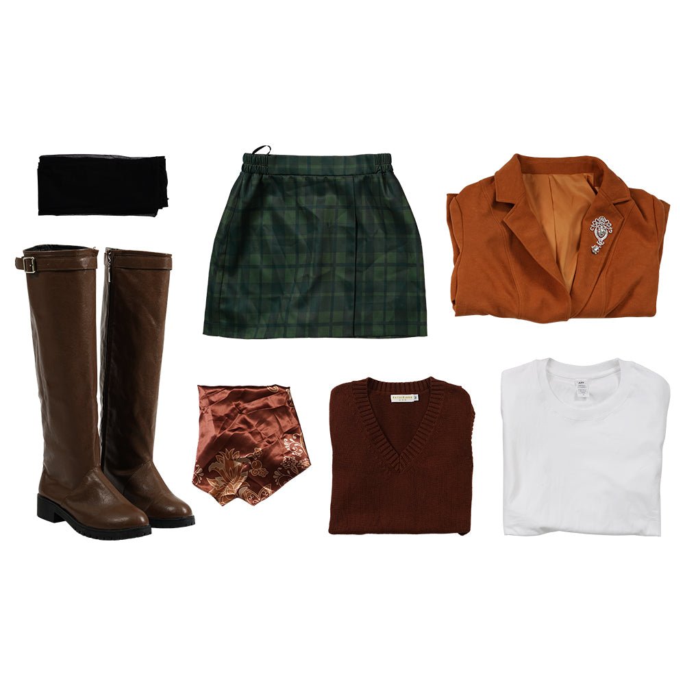 Fantasia de Ashley Graham RESIDENT EVIL 4 REMAKE Cosplay - Traje Feminino para Halloween - Estrela Cosplay