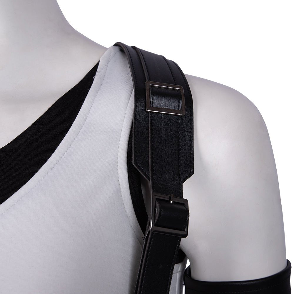 Fantasia Cosplay Tifa Nova Versão Final Fantasy VII Remake - Traje de Jogo de Alta Qualidade - Estrela Cosplay