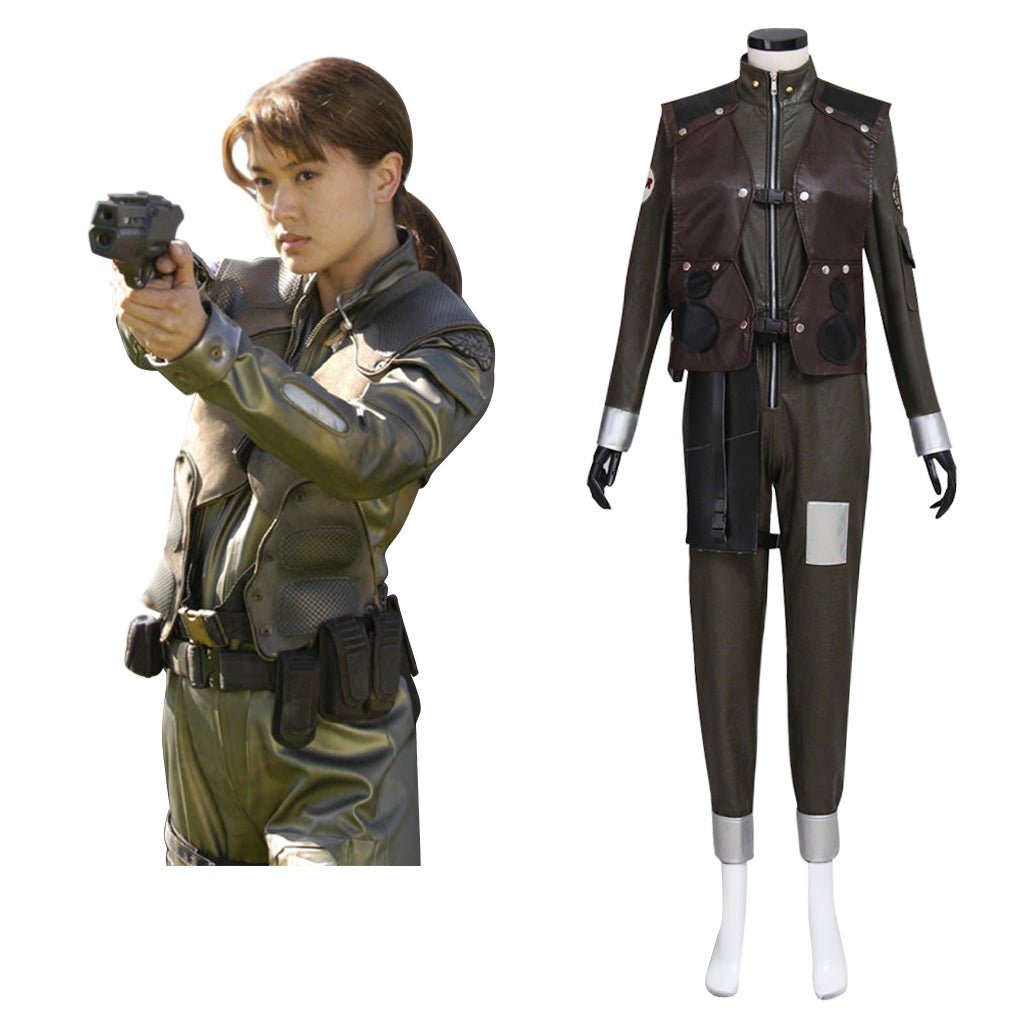 Traje de Cosplay Gamora Guardiões da Galáxia para Halloween e Carnaval - Estrela Cosplay