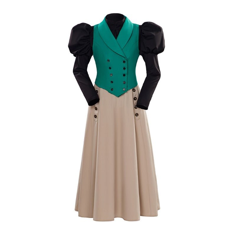 Vestido de Baile Vitoriano Edwardiano Renascentista para Mulheres - Traje de Cosplay - Estrela Cosplay