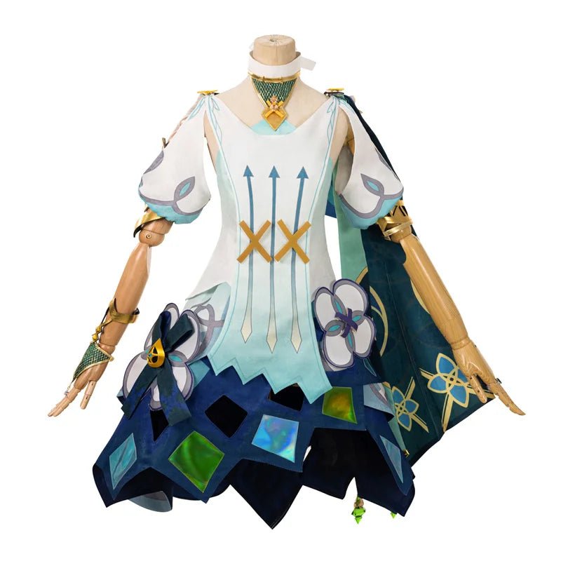 Fantasia de Cosplay Faruzan de Genshin Impact - Traje Feminino Completo com Capa para Halloween - Estrela Cosplay