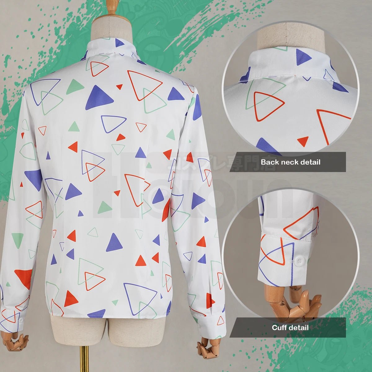 Jaqueta de Vento Anime Kiryu Mitsuki Camisa Cosplay Presente Perfeito Uso Diário - Estrela Cosplay