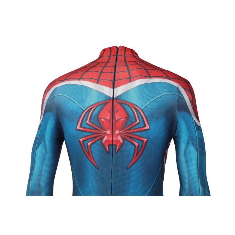 Traje de Batalha Spider-UK do Homem-Aranha Marvel PS5 - Fantasia para Cosplay e Halloween - Estrela Cosplay