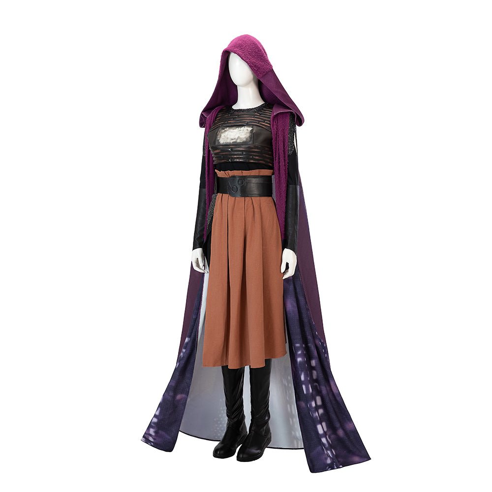 Fantasia de Cosplay Mae de Star Wars: The Acolyte - Traje Feminino para Halloween - Estrela Cosplay