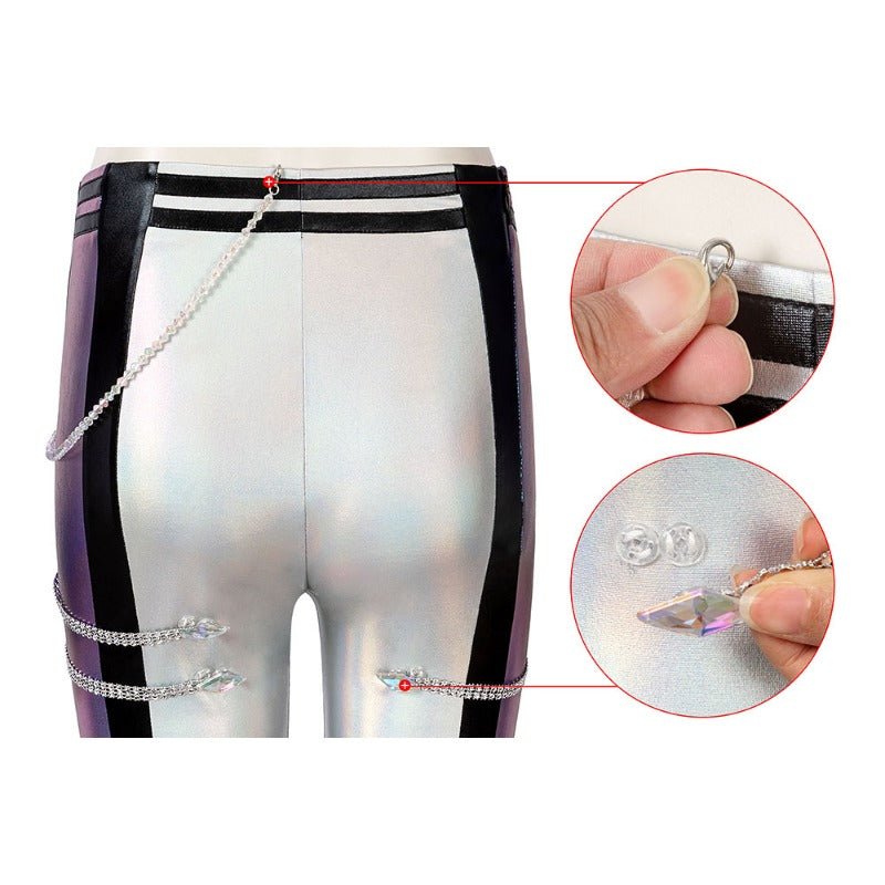 Fantasia de Cosplay de Kai'Sa Filha do Vazio para Halloween e Carnaval - Estrela Cosplay