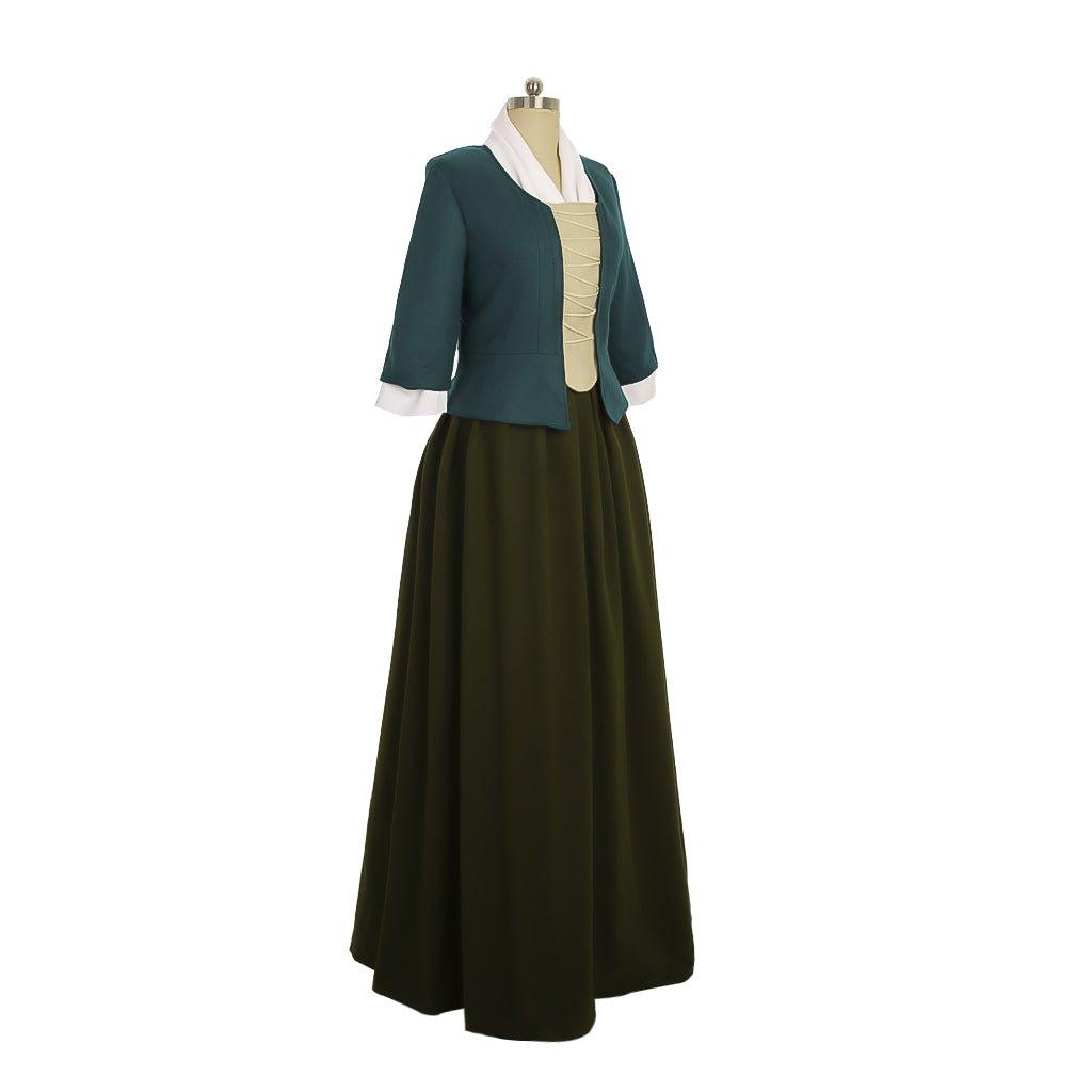 Vestido Cosplay Claire Fraser Outlander | Traje Colonial Belle Sulista para Halloween - Estrela Cosplay
