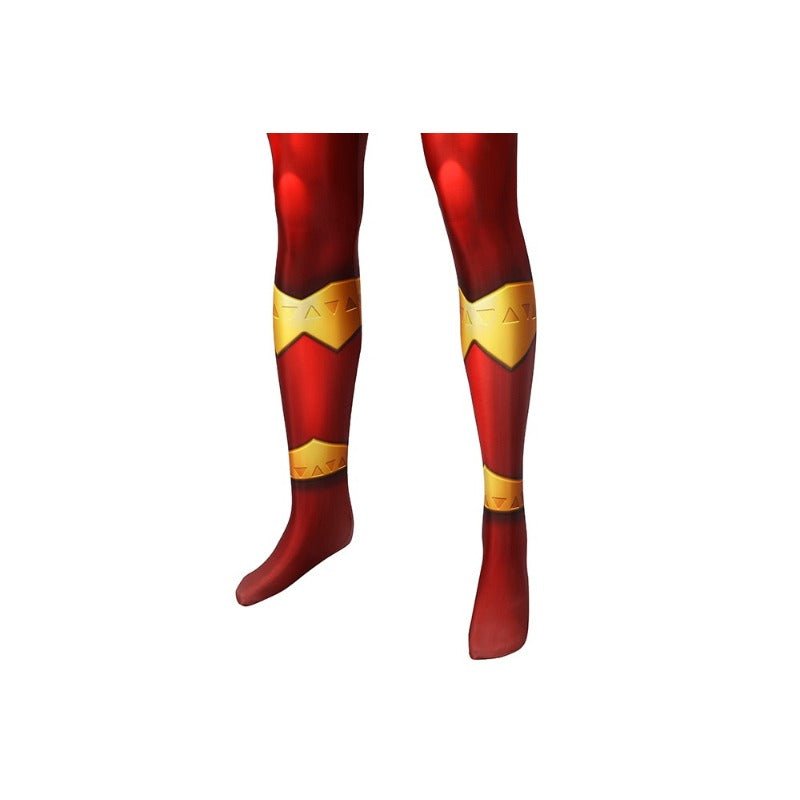 Fantasia de Cosplay Red Ranger KISHIRYU SENTAI RYUSOULGER - Traje de Spandex - Estrela Cosplay